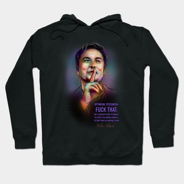 Elon Musk Hoodie by BAJAJU